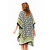DIONA J PAISLEY PRINTED SILKY KIMONO ONE SIZE COLOR BLACK