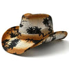 TWO TONE PALM TREE COWBOY SUN HAT