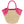 CHIC STRAW HANDLE SATCHEL BAG COLOR FUCHSIA