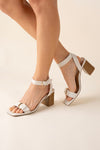 TREATY-S BUCKLE SANDAL HEELS