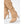 Cape Robbin Pointy Toe Buckle Over Knee Boots Nude Size 6.5