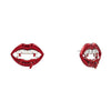 Halloween Vampire Lips Stud Earring