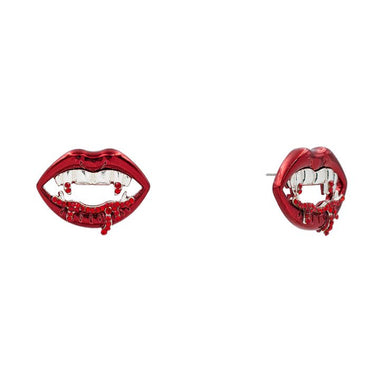 Halloween Vampire Lips Stud Earring