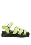 Belcher Faux Leather Buckle Detail Sandals