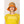 DIONA J TWO TONE STRAW BUCKET HAT ONE SIZE COLOR ORANGE