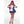Raggedy Ann 3 Pc Dress Choker & Armbands Halloween Cosplay Costume Set Size XS