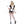 Naughty French Maid 6 Pc Zip Front Contrast Lace Teddy Holloween Costume Sz M/L