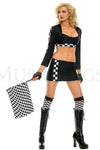 Long sleeve race car skirt set