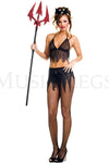 3 piece black devil outfit
