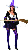 Sexy purple witch costume