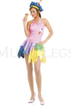 halter neck ice cream girl outfit comes with matching hat