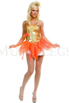 Sequined goldfish suit with attached petticoat