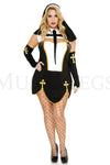 Plus Size Bad Habit Nun Costume