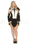 Plus Size Bad Habit Nun Costume