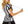 Front zip black and white stripe dress with side net