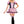The Pink Couture Queen of Hearts costume is a three piece set that