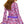 Floral gogo dress with flared bell sleeves