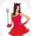Devil’s cape with sparkly sequin stay up collar