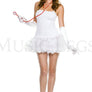 The First Aid Nurse Kit includes a headpiece with red trim, a stethoscope and white gloves. Its a great way to create a sexy nurse costume. (Dress and stockings not included.)