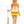 2 pc. halter candy corn dress Includes:hat