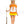 2 pc. halter candy corn dress Includes:hat