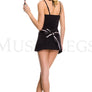 4 PC. French maid accessory kit Includes: headpiece, choker, apron and feather duster