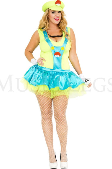 Music Legs Green Playful Plumber