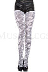 Zebra design tights