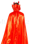 Devil’s cape with sparkly sequin stay up collar