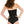 Strapless lace up back bodysuit