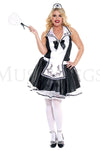 Plus Size Elegant French Maid