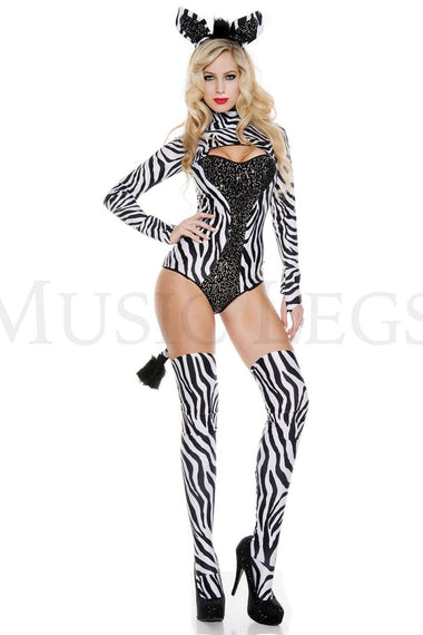 Music Legs Zebra Costume