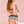 2 pc. Inmate bra top with attached garter skirt <br>Includes: hat (Stockings not included)