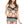 2 pc. Inmate bra top with attached garter skirt <br>Includes: hat (Stockings not included)