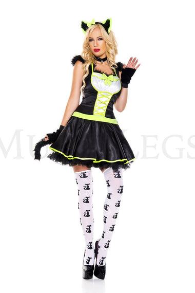 Music Legs Furry Cats Meow Costume