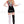 High waisted suspender look romper with striped top