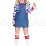 Plus Size Nightmare Killer Doll Costume