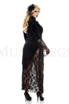 Plus Size Black Widow Vampire Costume