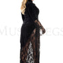 Plus Size Black Widow Vampire Costume