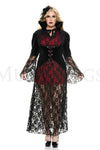Plus Size Black Widow Vampire Costume