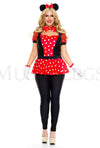 Plus Size Polka Dot Mouse Costume