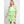 DIONA J FRONT ROPE FLOWER KIMONO ONE SIZE COLOR GREEN