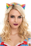 Rainbow Cat Headband