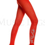 Dragon print opaque pantyhose