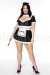 Plus Size Sexy French Maid
