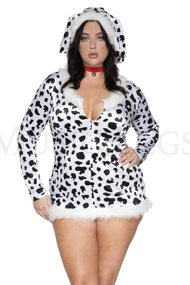Plus Size Doggy Dalmatian Dress