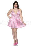 Plus Size Pink Doll Dress