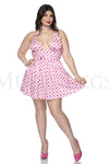 Plus Size Pink Doll Dress