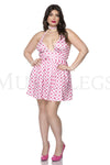 Plus Size Pink Doll Dress