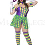 Plus Size Mardi Gras Babe